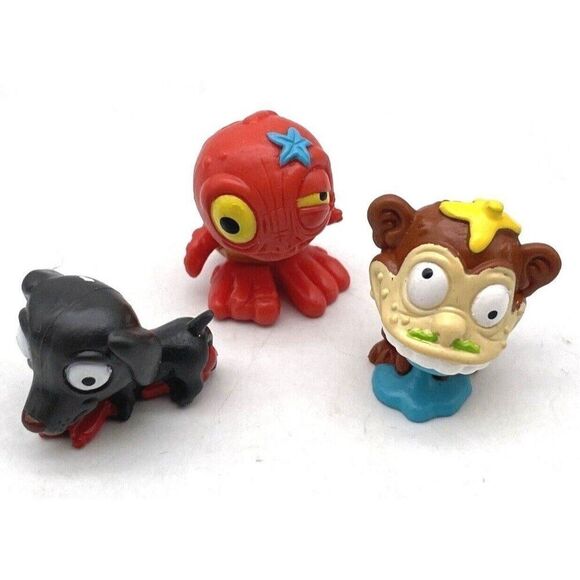 Lot of 3 Moose Ugly Pets Shop Toy Figures - Picture 1 of 6